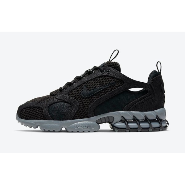 St?ssi x Nike Air Zomm Spidiron Cage 2 Black Grey