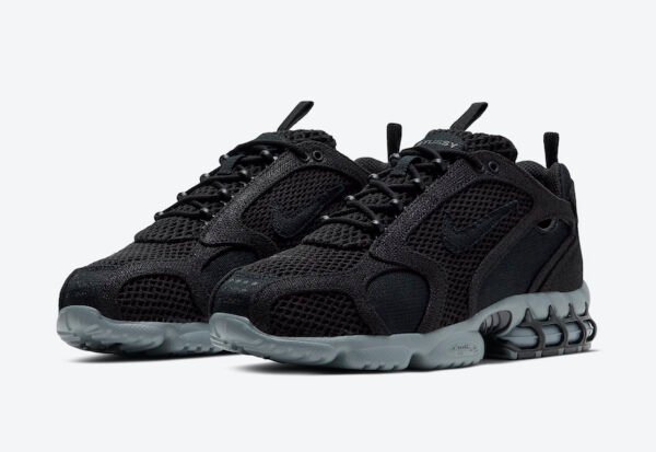 St?ssi x Nike Air Zomm Spidiron Cage 2 Black Grey - Imagen 3