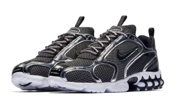 St?ssy x Nike Air Zoom Spiridon Cage 2 Platinium - Imagen 2