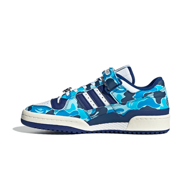 Adidas Forum 84 Low Bape 30th Anniversary Blue Camo