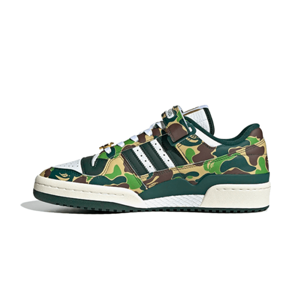 Adidas Forum 84 Low Bape 30th Anniversary Green Camo