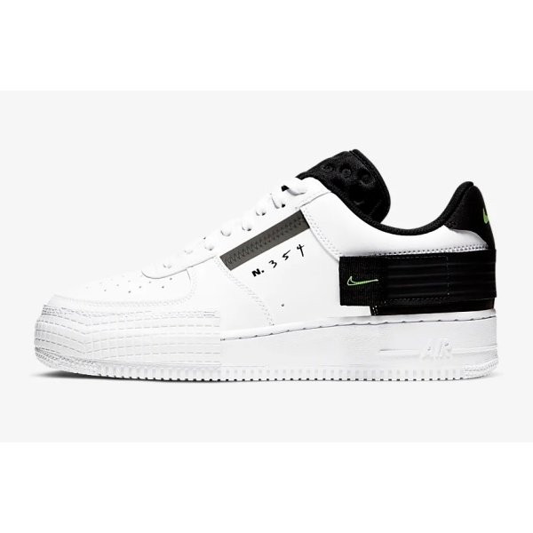 Nike Air Force Low Type Blancas y Negras