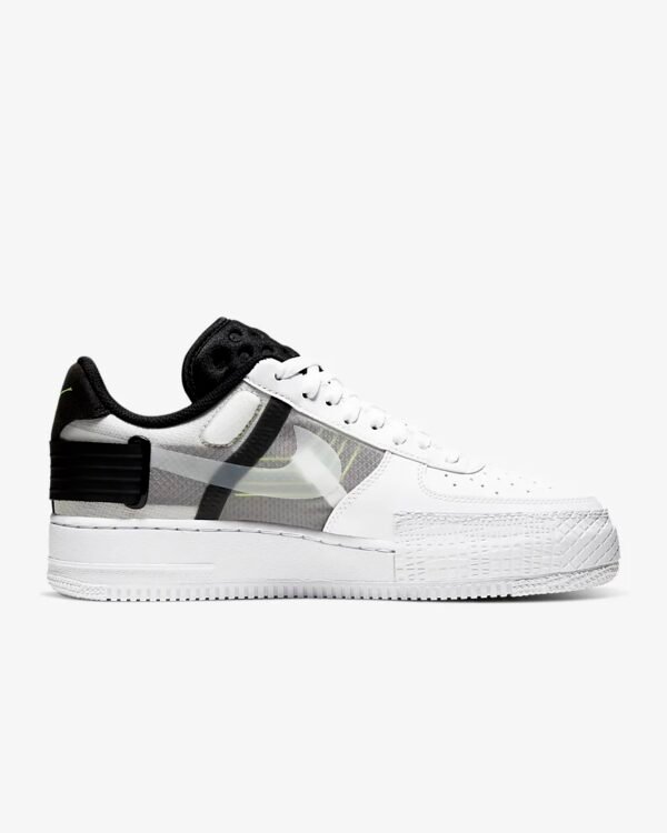 Nike Air Force Low Type Blancas y Negras - Imagen 2