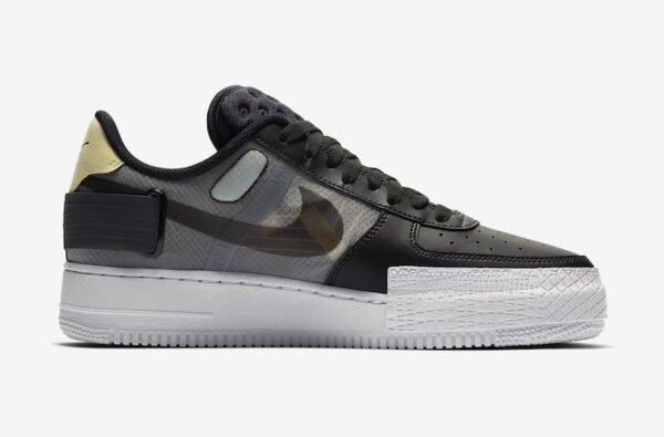 Nike Air Force Low Type Negras - Imagen 4