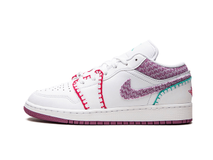 Air Jordan Air Jordan 1 Low White Light Bordeaux