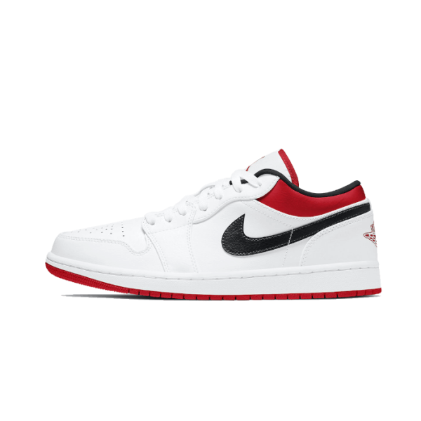 Air Jordan Air Jordan 1 Low White University Red Black