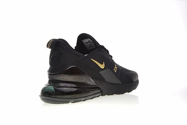 Nike Air Max 270 Negras Logo Amarillo - Imagen 3