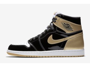 Nike Air Jordan 1 Negras y Doradas