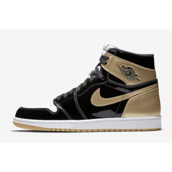 Nike Air Jordan 1 Negras y Doradas