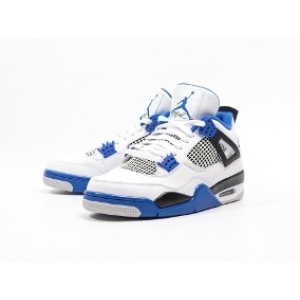 Nike Air Jordan 4 Blancas y Azules