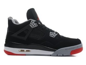 Nike Air Jordan 4 Negras y Grises
