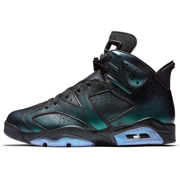 Nike Air Jordan 6 Gradient Negras-Turquesa