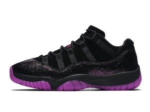Nike Air Jordan 11 Low Negras y Lilas