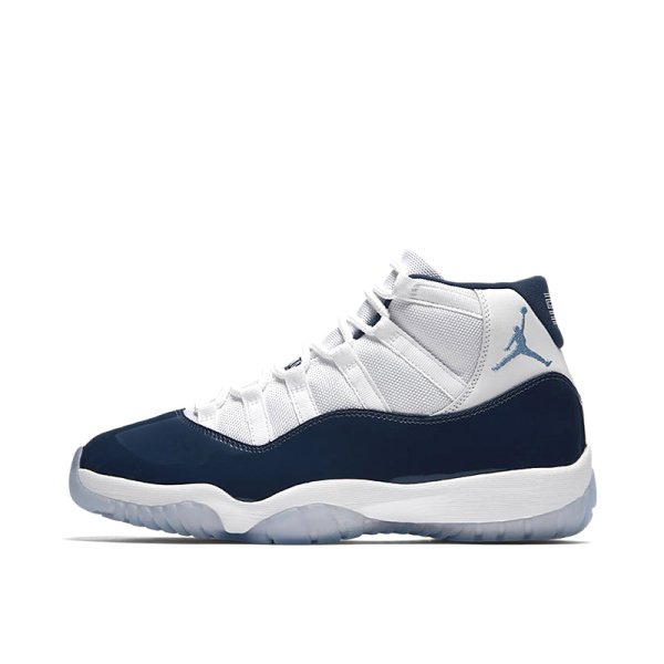 Nike Air Jordan 11 Blancas y Azul Marino