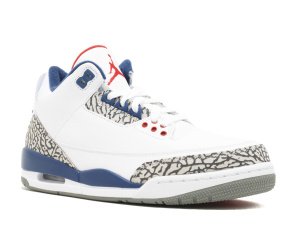 Nike Air Jordan 3 Blancas y Azules