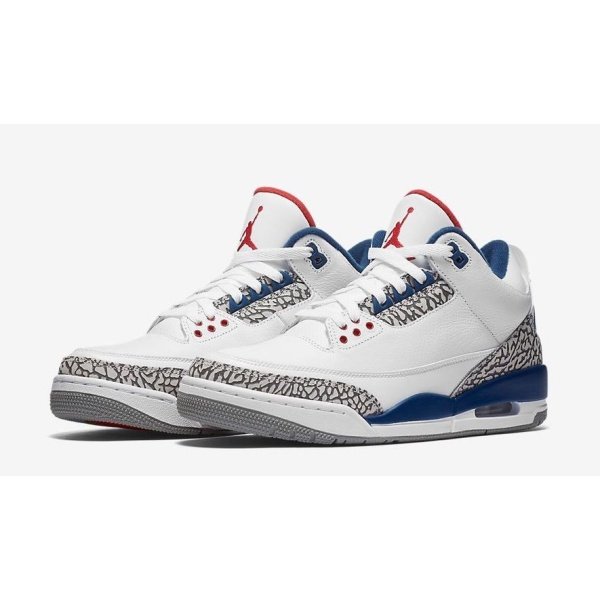 Nike Air Jordan 3 Blancas y Azules