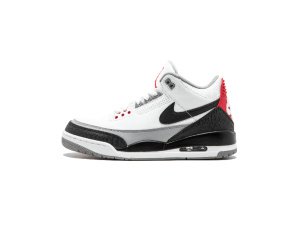 Nike Air Jordan 3 Blancas y Negras (swoosh)