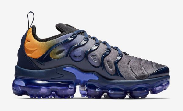 Nike Air Vapormax Plus Azules naranjas - Imagen 3