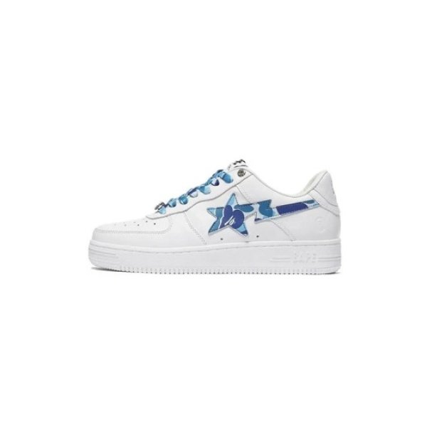 Bape STA Low White Blue