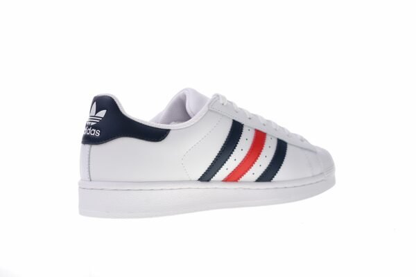 Adidas Superstar Blancas Azul y Rojo - Imagen 3