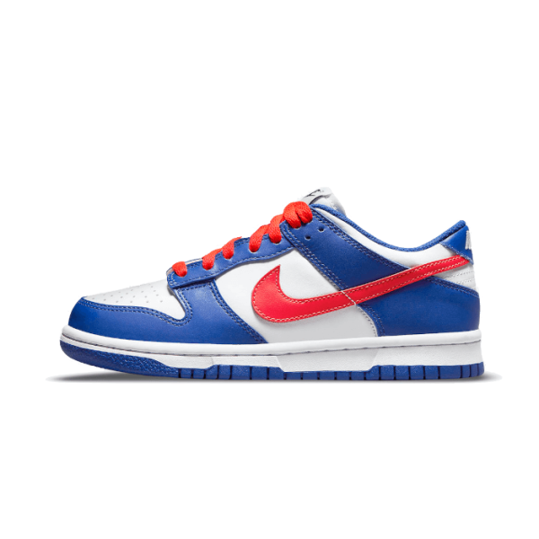 Nike Dunk Low White Royal Red