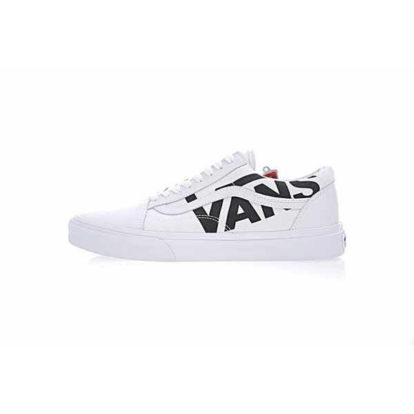 Vans Old Skool Logo Blancas