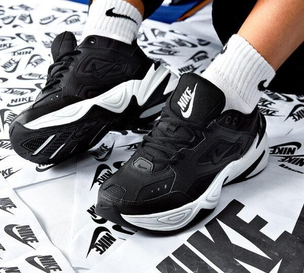 Nike M2K Tekno Negras y Blancas - Imagen 6