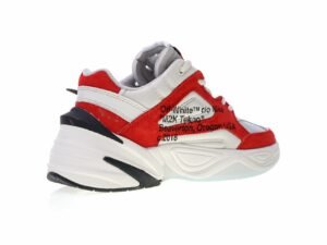Nike M2K Tekno x Off White Blancas y Rojas