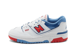 New Balance 550 White True Red